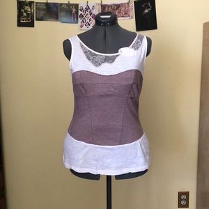 Corset style tank top